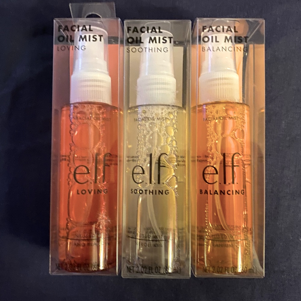 Lot of 3 E.L.F Facial Oil Mist